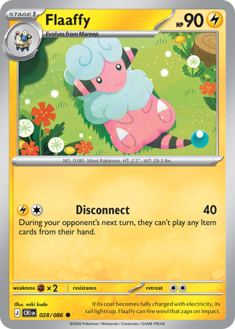 Flaaffy - CRI #28 - Reverse Holo