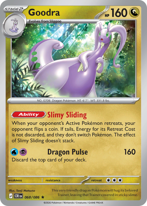Goodra - CRI #68 - Reverse Holo