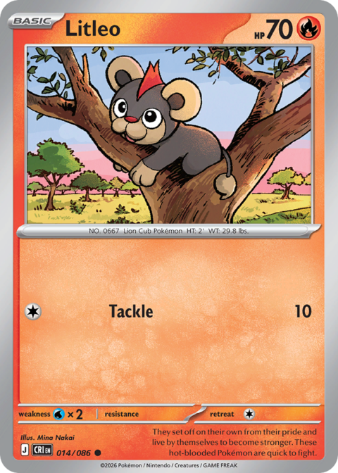 Litleo - CRI #14 - Reverse Holo