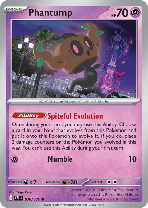 Phantump - CRI #38 - Reverse Holo
