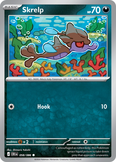 Skrelp - CRI #58 - Reverse Holo