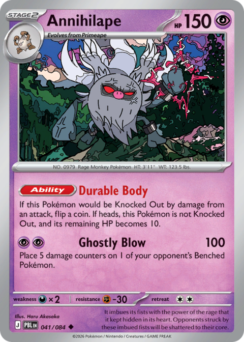 Annihilape - PBL #41 - Reverse Holo