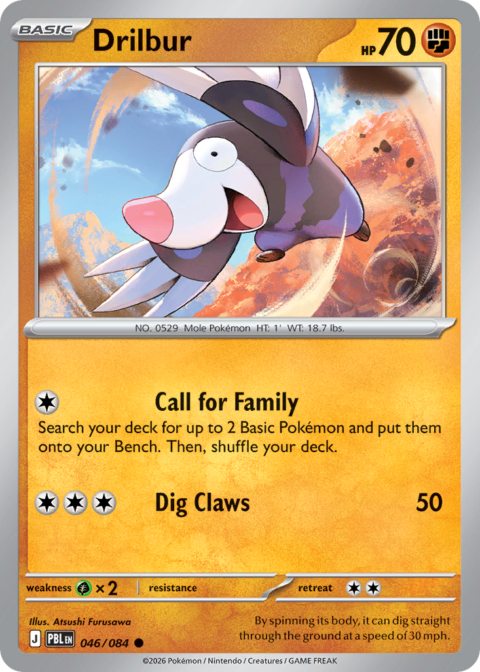 Drilbur - PBL #46 - Reverse Holo