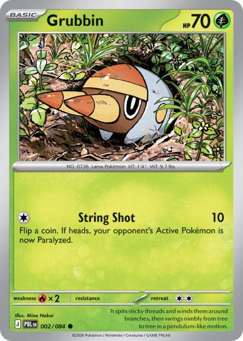 Grubbin - PBL #2 - Reverse Holo