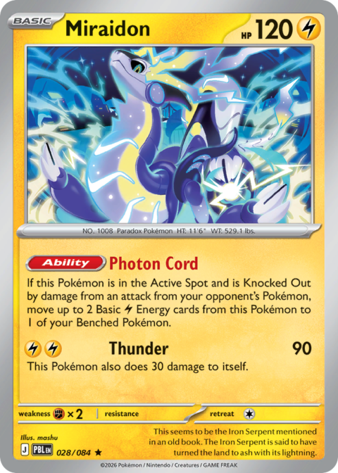 Miraidon - PBL #28 - Holo