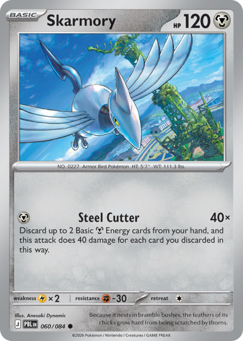 Skarmory - PBL #60 - Reverse Holo