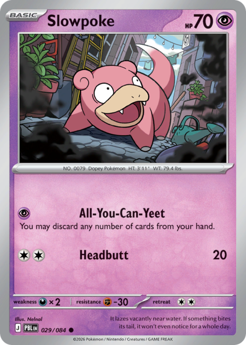 Slowpoke - PBL #29 - Reverse Holo