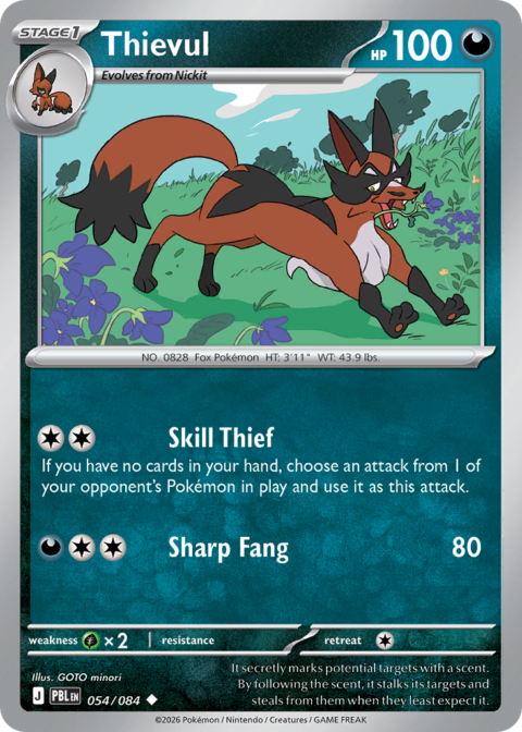 Thievul - PBL #54 - Reverse Holo