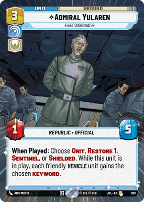 Admiral Yularen - Fleet Coordinator - JTL #309 - Hyperspace