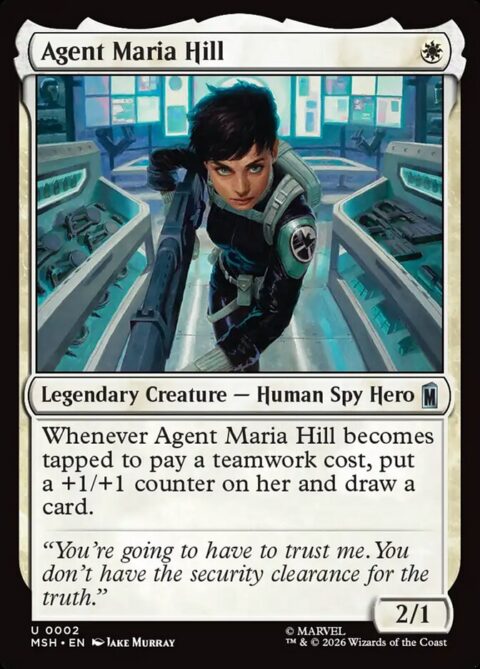 Agent Maria Hill - MSH #2 - Foil