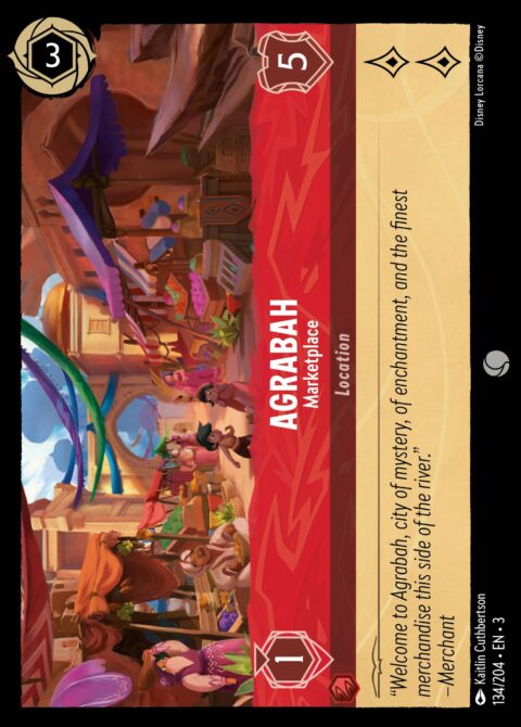 Agrabah - Marketplace - 3 #134 - Foil