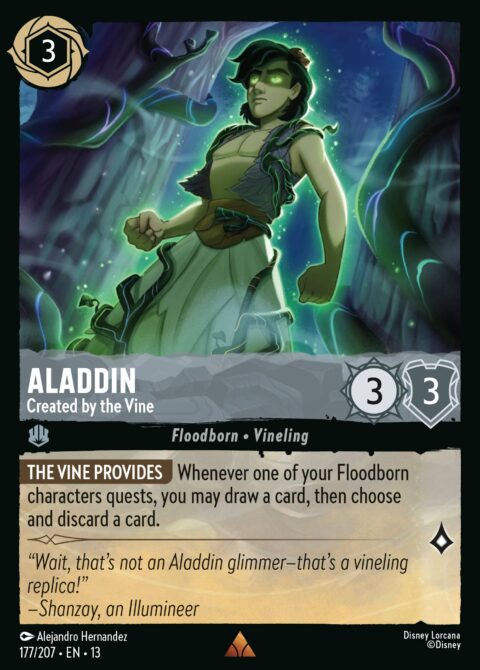 Aladdin - Created by the Vine - 13 #177 - Foil
