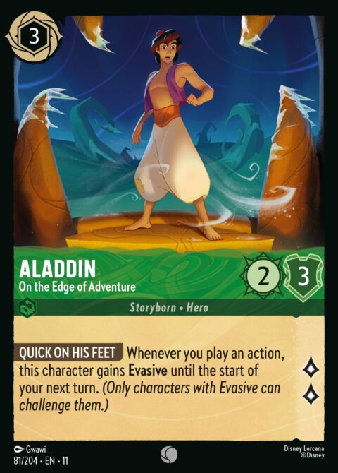 Aladdin - On the Edge of Adventure - 11 #81 - Foil