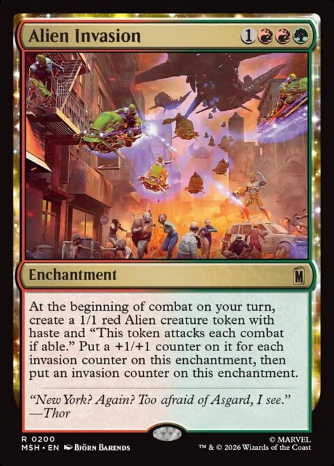 Alien Invasion - MSH #200 - Foil