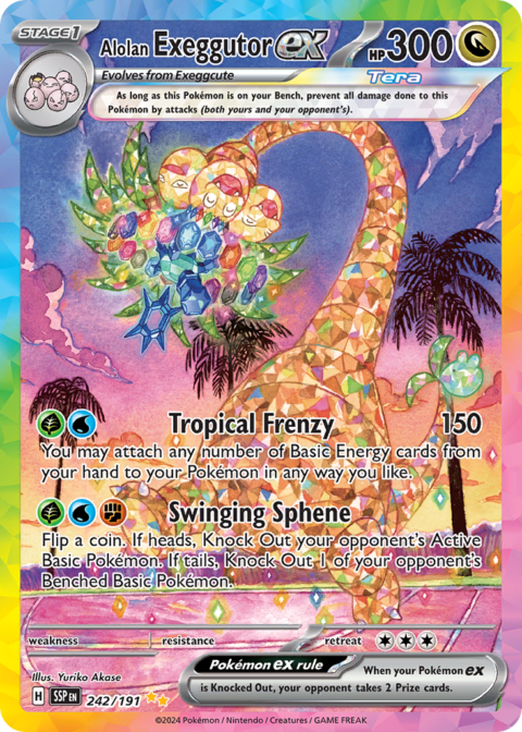 Alolan Exeggutor ex - SSP #242