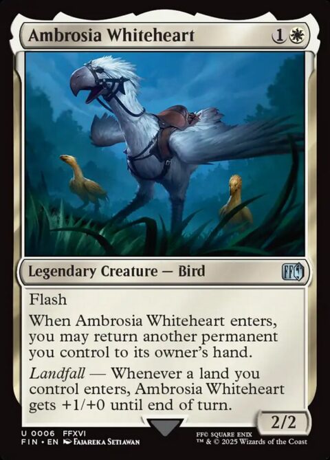 Ambrosia Whiteheart - FIN #6 - Foil