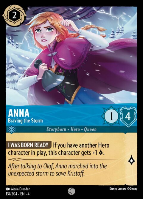 Anna - Braving the Storm - 4 #137 - Foil