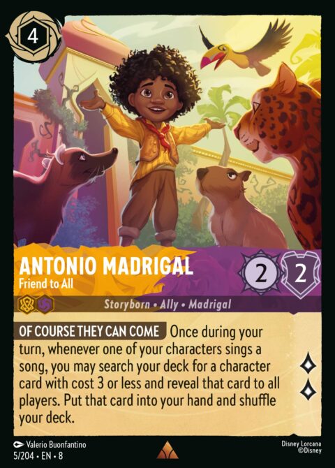 Antonio Madrigal - Friend to All - 8 #5 - Normal