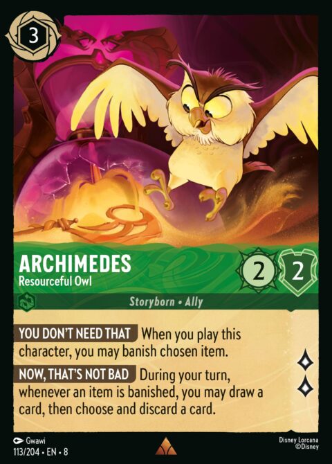 Archimedes - Resourceful Owl - 8 #113 - Normal