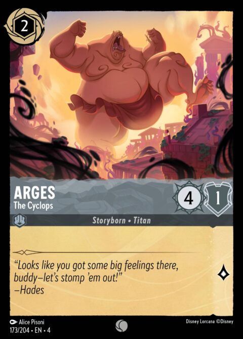 Arges - The Cyclops - 4 #173 - Foil