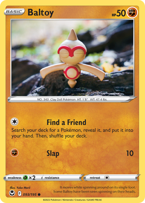 Baltoy - SIT #93 - Reverse Holo