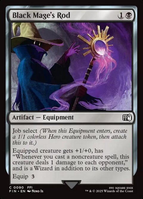 Black Mage's Rod - FIN #90 - Foil