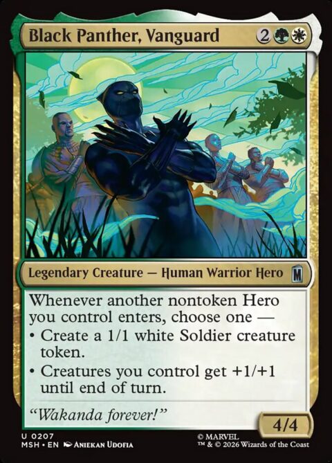 Black Panther, Vanguard - MSH #207 - Foil