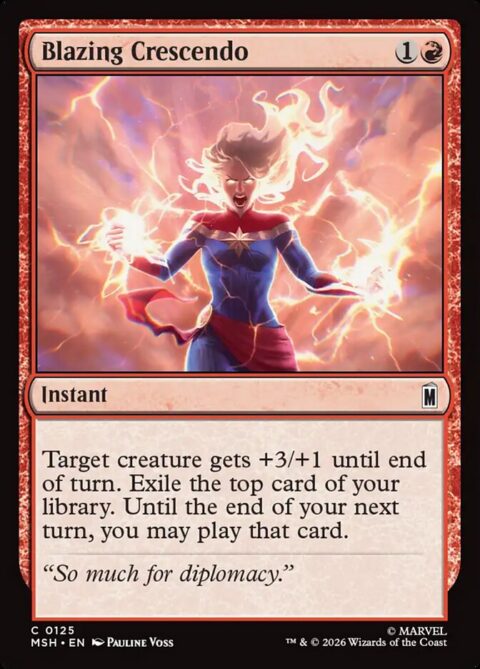 Blazing Crescendo - MSH #125 - Foil