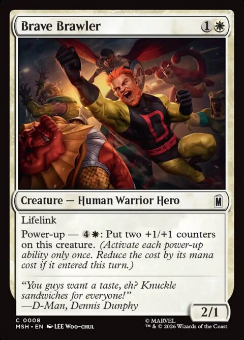 Brave Brawler - MSH #8 - Foil