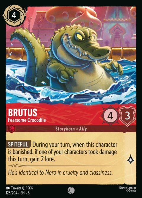 Brutus - Fearsome Crocodile - 8 #125 - Normal