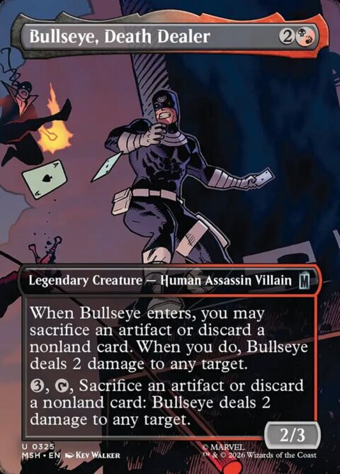 Bullseye, Death Dealer - MSH #325 - Nonfoil