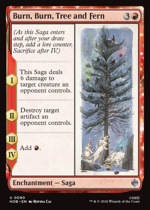 Burn, Burn, Tree and Fern - HOB #90 - Normal