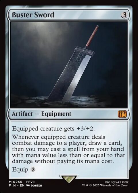 Buster Sword - FIN #255 - Foil