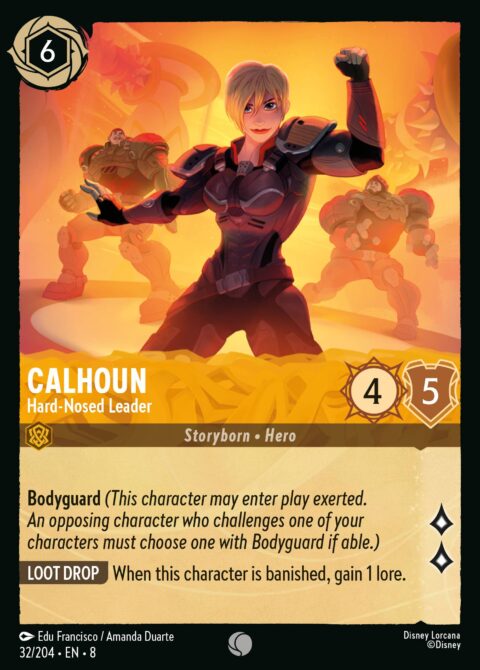 Calhoun - Hard-Nosed Leader - 8 #32 - Normal