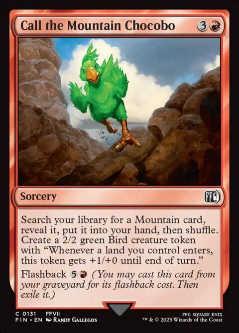 Call the Mountain Chocobo - FIN #131 - Foil