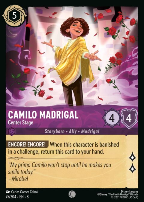 Camilo Madrigal - Center Stage - 8 #75 - Normal