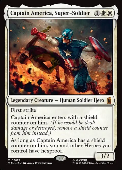 Captain America, Super-Soldier - MSH #9 - Foil