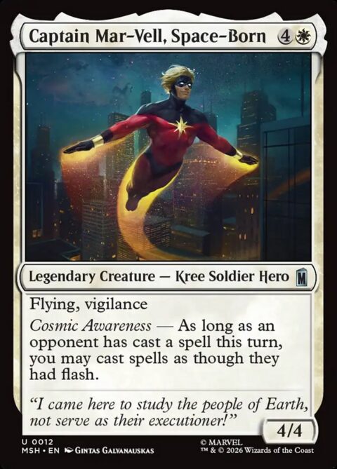 Captain Mar-Vell, Space-Born - MSH #12 - Foil