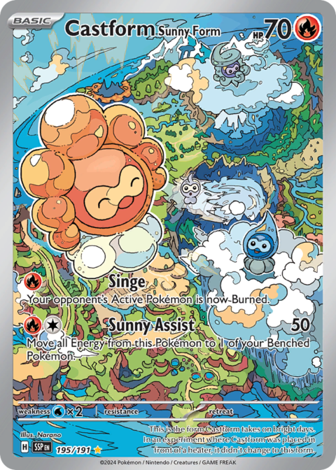 Castform Sunny Form - SSP #195
