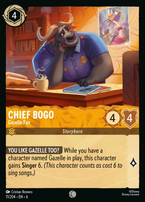 Chief Bogo - Gazelle Fan - 6 #11 - Normal