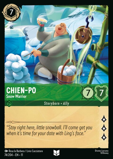 Chien-Po - Snow Warrior - 11 #74 - Normal