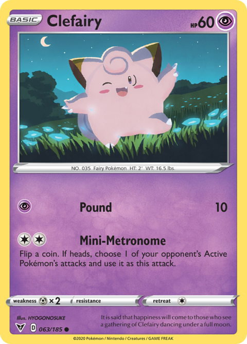Clefairy - VIV #63 - Normal