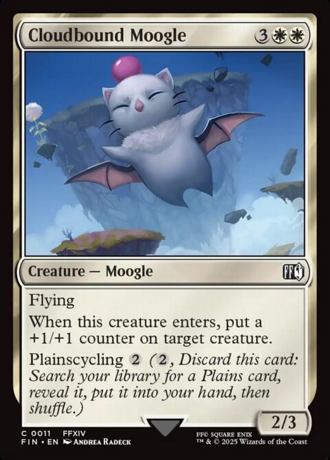 Cloudbound Moogle - FIN #11 - Foil