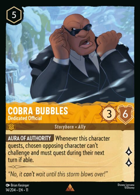 Cobra Bubbles - Dedicated Official - 11 #14 - Normal