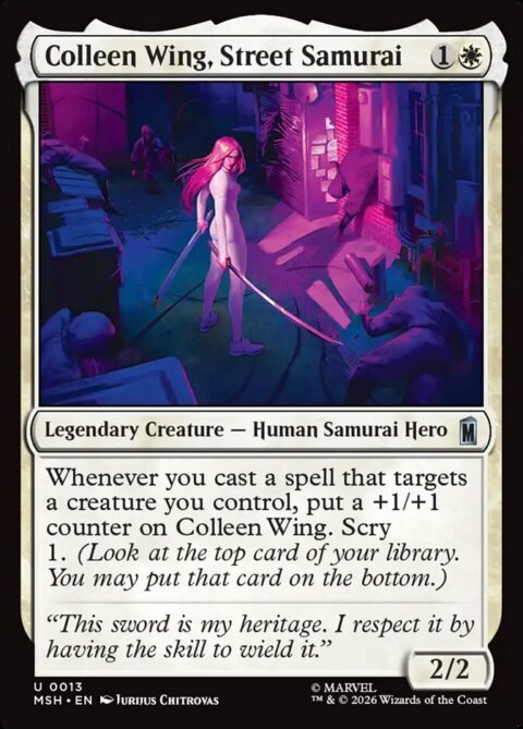 Colleen Wing, Street Samurai - MSH #13 - Foil