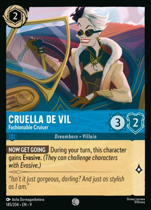 Cruella De Vil - Fashionable Cruiser - 9 #145 - Normal