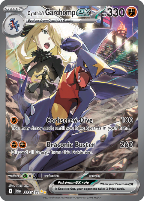 Cynthia's Garchomp ex - DRI #232