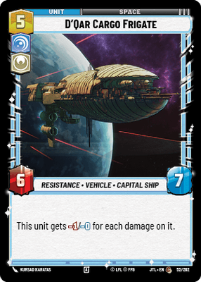 D'Qar Cargo Frigate - JTL #52 - Normal