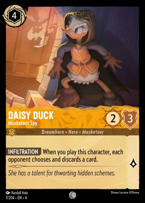 Daisy Duck - Musketeer Spy - 4 #7 - Foil