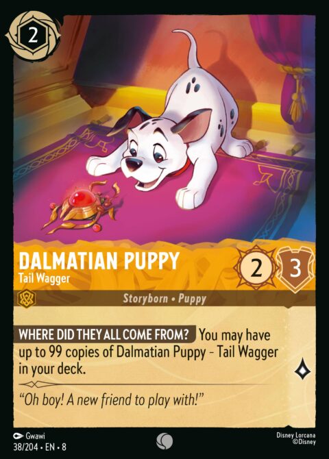 Dalmatian Puppy - Tail Wagger - 8 #38 - Foil